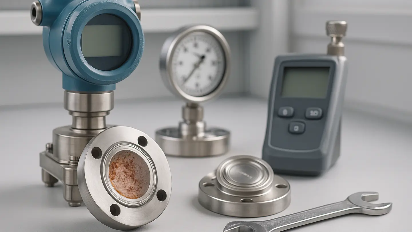 Diaphragm seal assembly used for pressure measurement